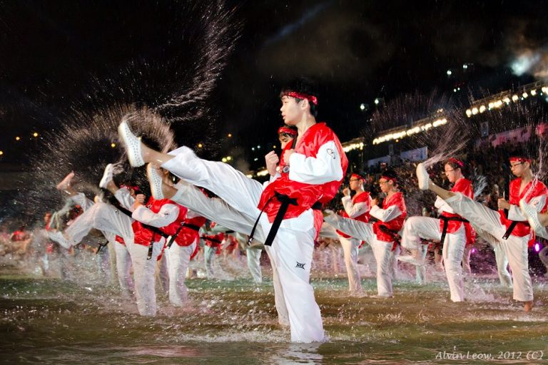 Taekwondo Featured in Chingay 2012