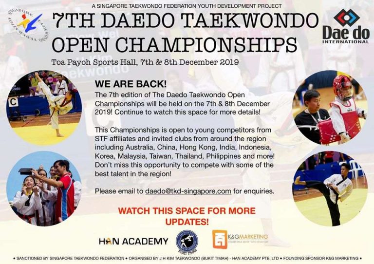 Results Of 7th Daedo Taekwondo Open Championships 2019