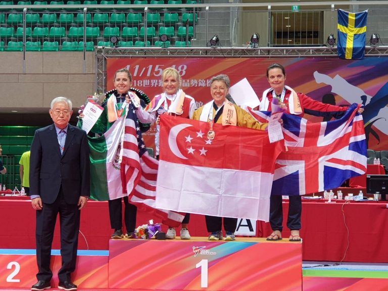 Bronze for Singapore at the 2018 World Poomsae Championships
