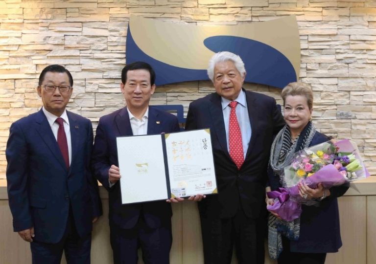 STF Patron Conferred with Kukkiwon Honorary 6th Dan Black Belt