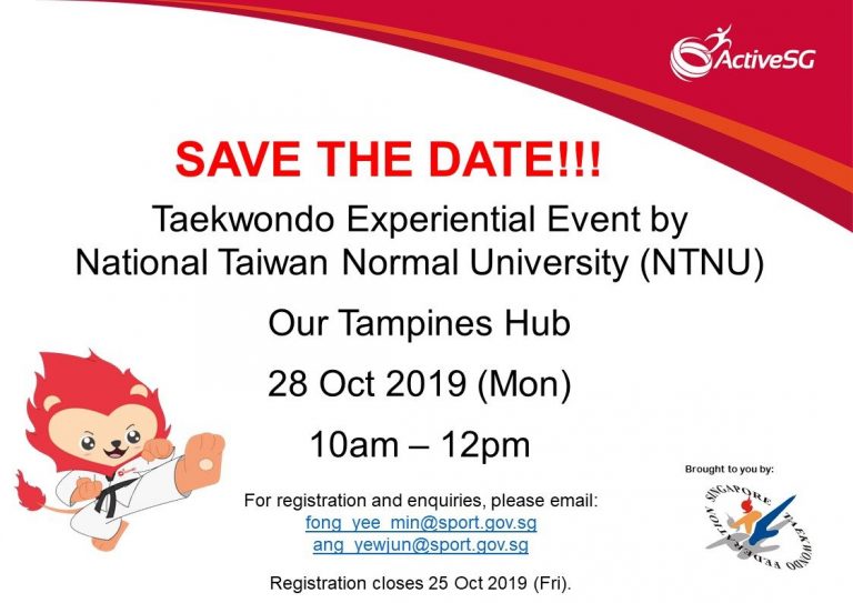 Taekwondo Experiential Event @ Our Tampines Hub