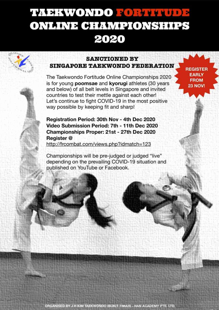 Taekwondo Fortitude Online Championships 2020