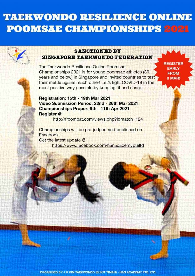 Taekwondo Resilience Online Poomsae Championships 2021
