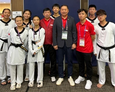 Team Singapore Virtual Taekwondo Shines at Muju Taekwondowon 2024 International Open Virtual Taekwondo Championships